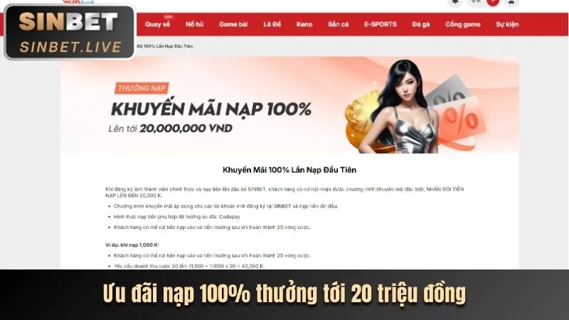 Khuyến mãi chào mừng thành viên mới Winclub